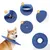 UAMLY Collier conique souple post-opératoire pour chien
