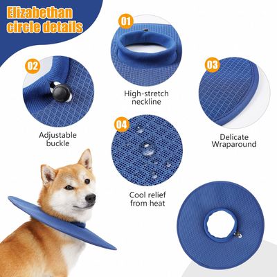 UAMLY Collier conique souple post-opératoire pour chien
