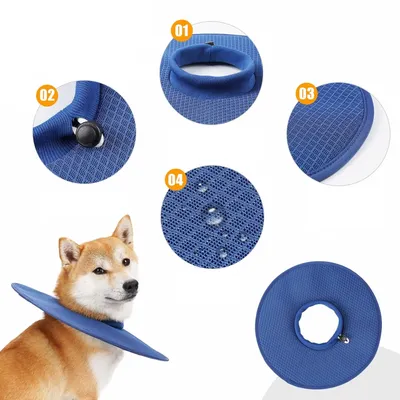 UAMLY Collier conique souple post-opératoire pour chien