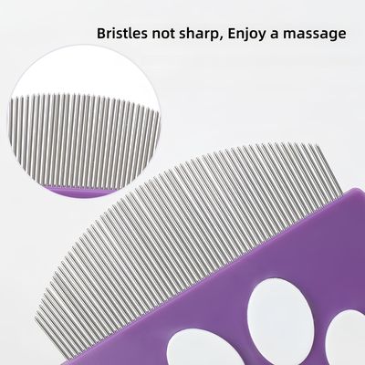 UAMLY Peigne à puces pour animaux de compagnie, peigne à dents fines