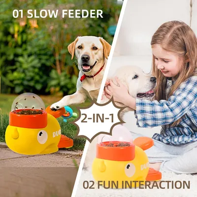 UAMLY Jouets interactifs pour chiens, distributeur de friandises