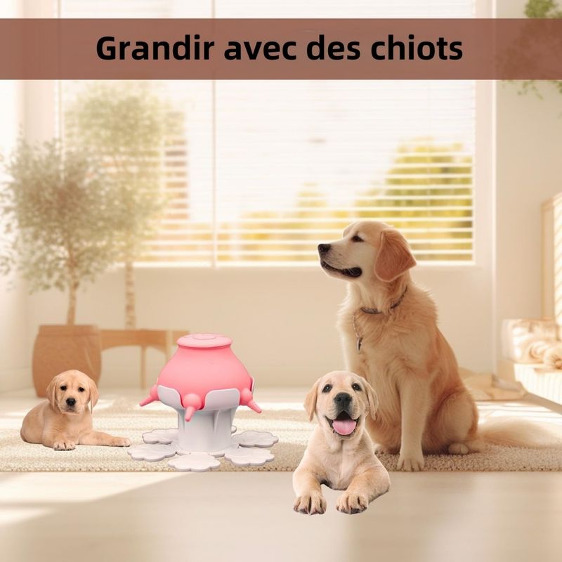 ZenPets Adjustable Silicone Feeder Pour Chiots Et Chatons Nouveaux-Nés