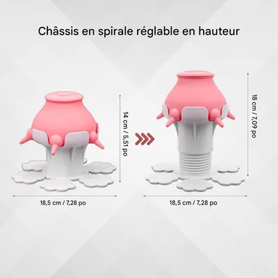 ZenPets Adjustable Silicone Feeder Pour Chiots Et Chatons Nouveaux-Nés