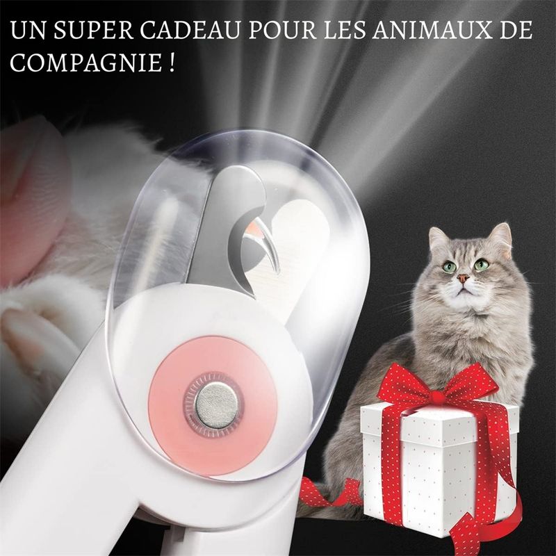 Petopia Ciseaux à griffes pour chats et chiens avec LED