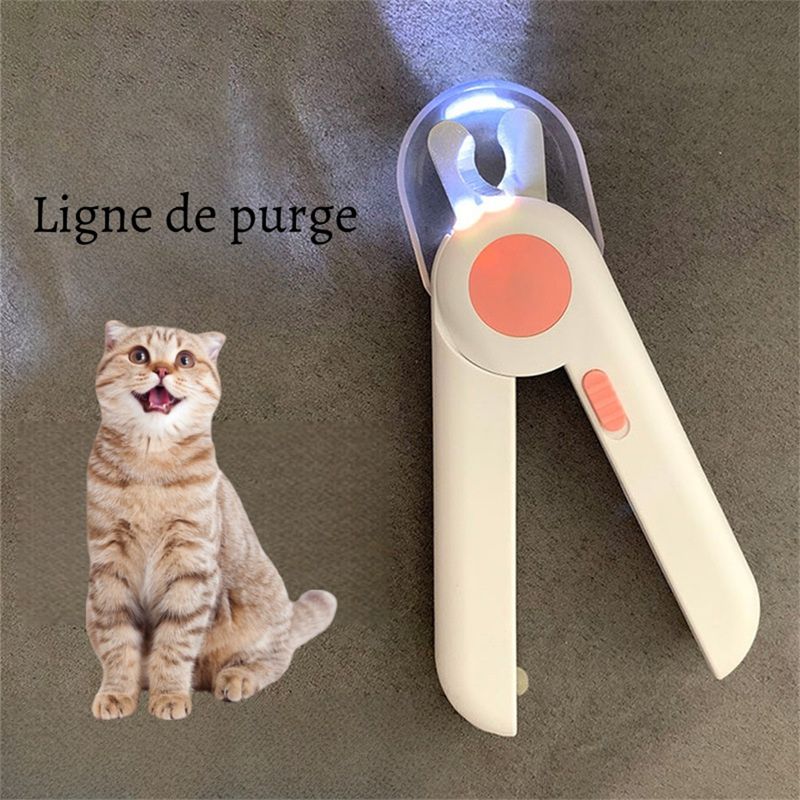 Petopia Ciseaux à griffes pour chats et chiens avec LED