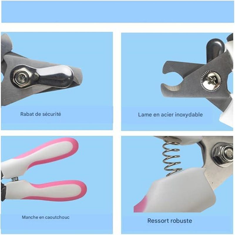 Petopia Ciseaux pour ongles d'animaux de compagnie avec manche en forme