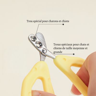 Petopia Ciseaux pour ongles de chat en forme de fromage