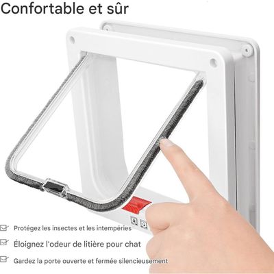 ZenPets Smart Access Chat Door Pour Chats Et Chiens