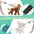 IntiMeg Laisse pour 2 chiens double réglable