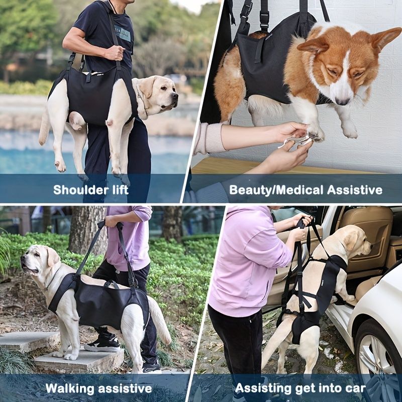 UAMLY Harnais de levage pour chien, sac à dos pour pattes