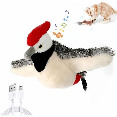 ZenPets Jouet Interactif Oiseau Gazouillant Pour Chat
