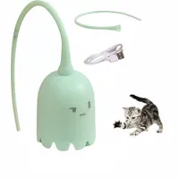 ZenPets Juguete interactivo Cat Joy con diseño de cola de gato para gatos