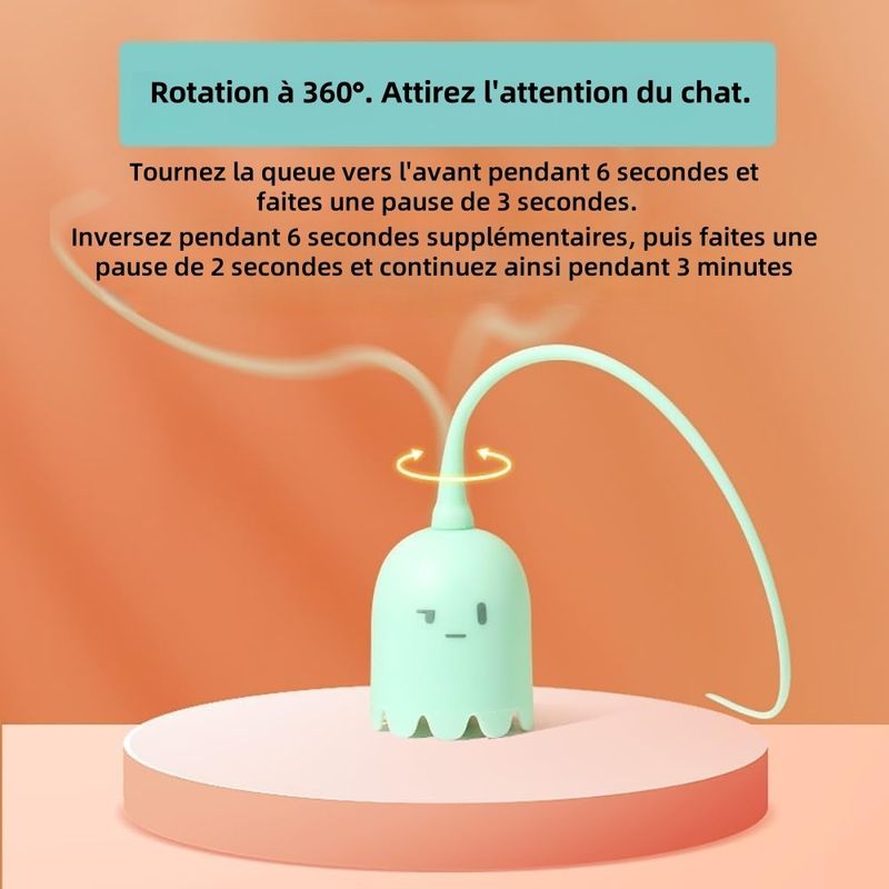 ZenPets Jouet interactif avec Queue Design Pour Chats