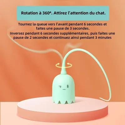 ZenPets Jouet interactif avec Queue Design Pour Chats