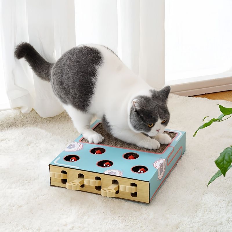 FurryFusion Jouet pour chat Whack-A-Mole