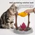 UAMLY Jouet Interactif pour Chat Distributeur de Nourriture Lent