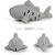 UAMLY Distributeur de friandises pour chats