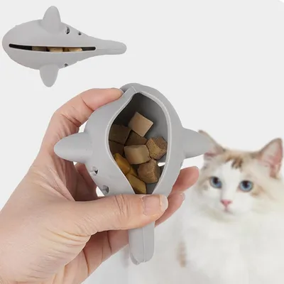 UAMLY Distributeur de friandises pour chats
