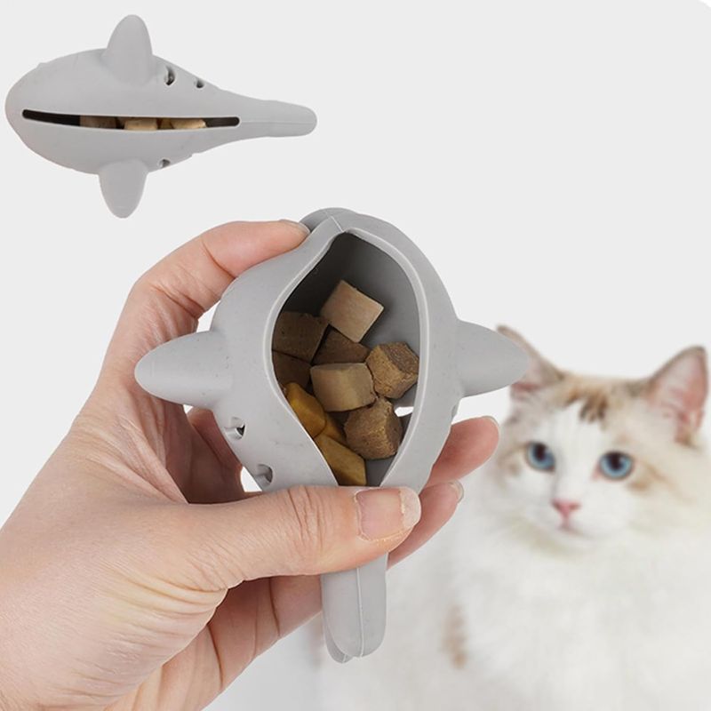 UAMLY Distributeur de friandises pour chats