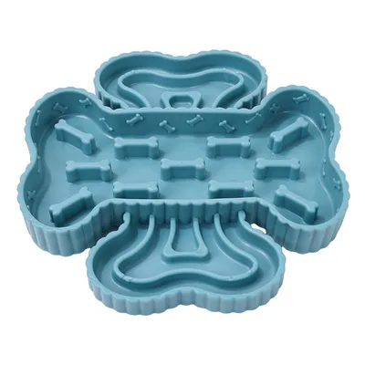 IntiMeg Tapis à Lécher bleu pour Chiens en TPR