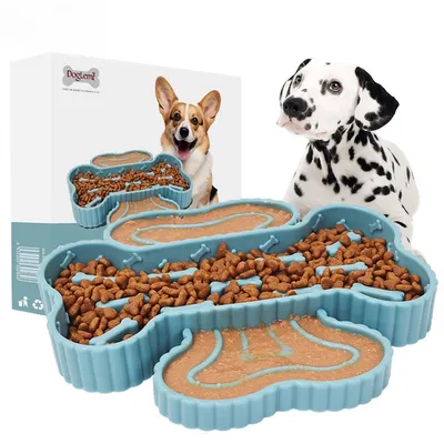 IntiMeg Tapis à Lécher bleu pour Chiens en TPR IntiMeg Tapis à Lécher bleu pour Chiens en TPR