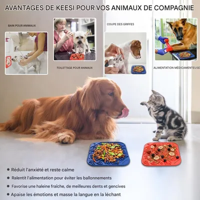 Petopia Tapis de léchage pour chien et chat