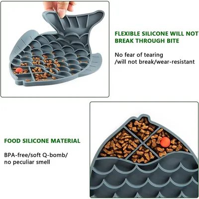 UAMLY Gamelle dalimentation Lente, gamelle Chat Anti glouton