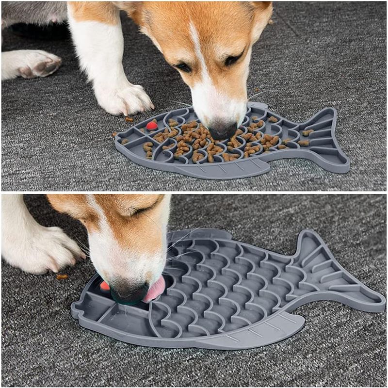 UAMLY Gamelle dalimentation Lente, gamelle Chat Anti glouton