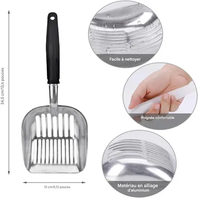 IntiMeg Pelle à litière en aluminium pour chat