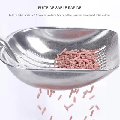 IntiMeg Pelle à litière en aluminium pour chat