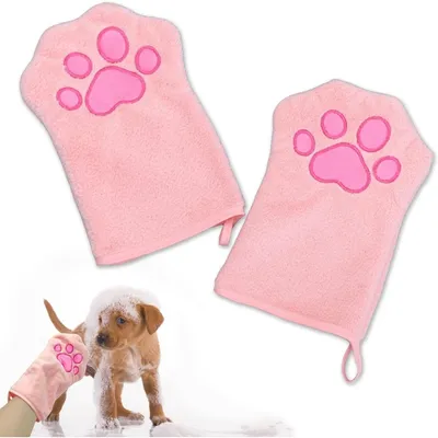 ZenPets Clean Paws Duo Gants Et Serviettes De Nettoyage Pour Et Chat