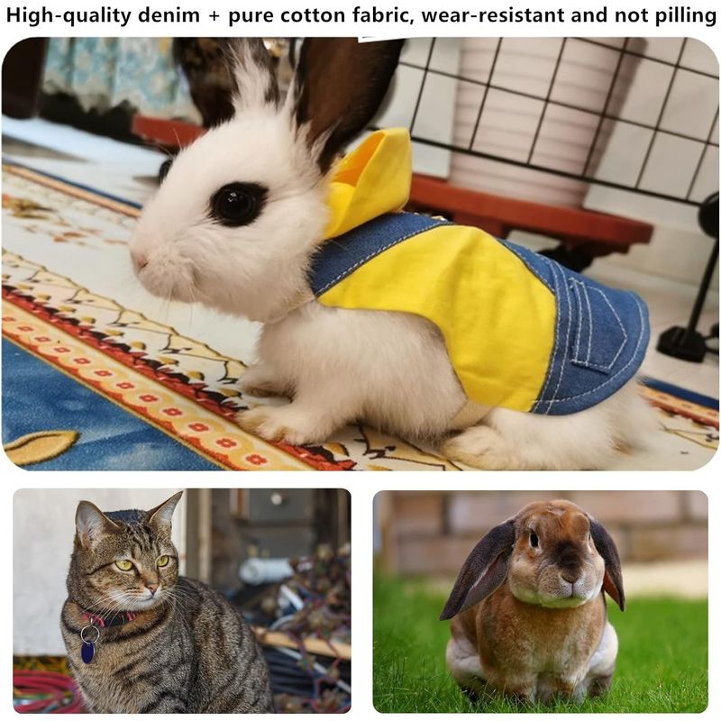 UAMLY Harnais et laisse réglables pour lapin