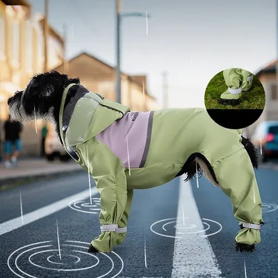 Zenpets Manteau de pluie imperméable pour chien