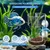 FurryFusion Distributeur de nourriture pour aquarium avec ventouse
