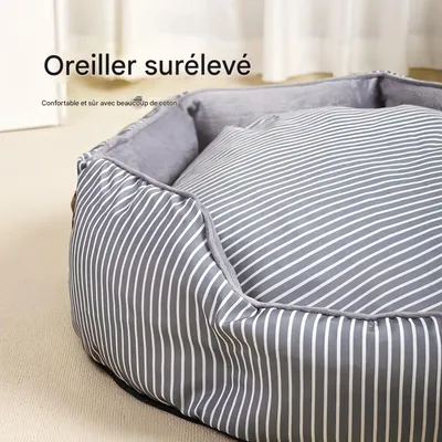 FurryFusion Nid pour chien et chat rayé