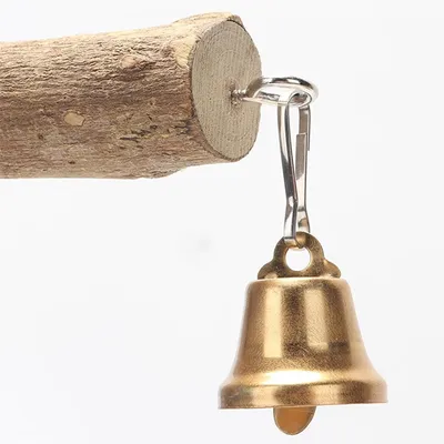 IntiMeg Perchoir en bois pour cage à oiseaux