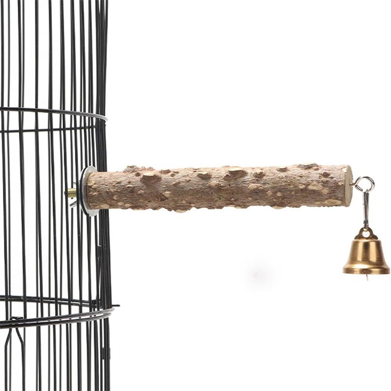IntiMeg Perchoir en bois pour cage à oiseaux