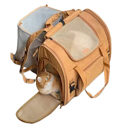 IntiMeg Sac à dos de transport extensible pour chats en chiens