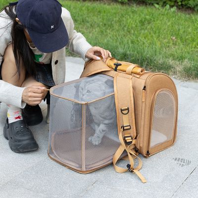 IntiMeg Sac à dos de transport extensible pour chats en chiens