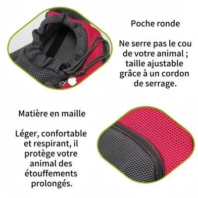 FurryFusion Sac à bandoulière pour chat et chien