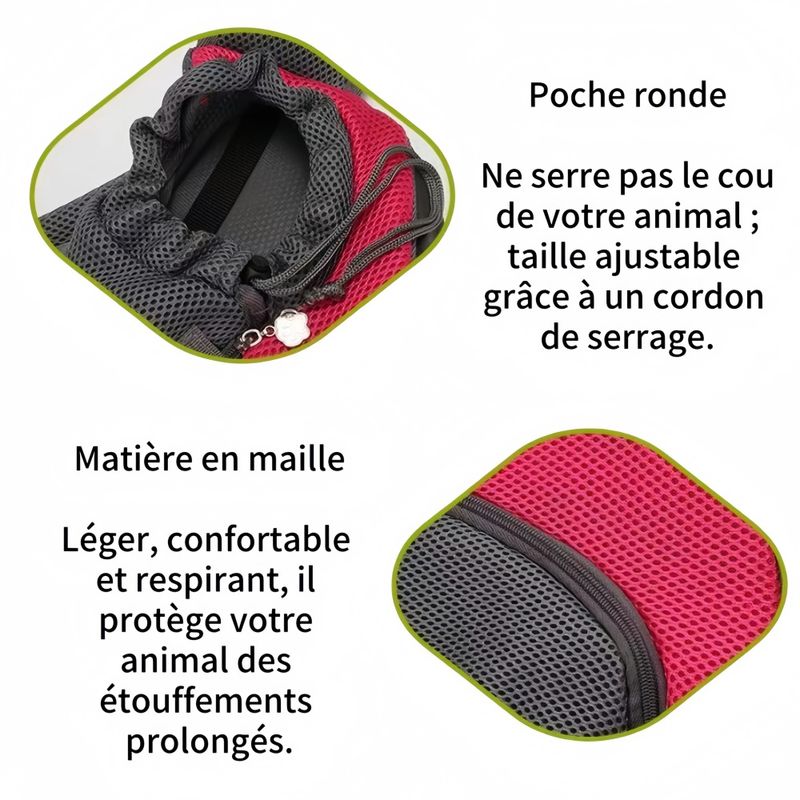 FurryFusion Sac à bandoulière pour chat et chien