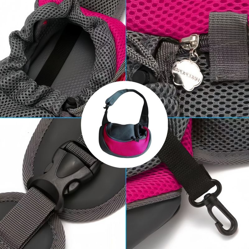FurryFusion Sac à bandoulière pour chat et chien