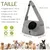 IntiMeg Sac à dos de transport pour chiens et chats