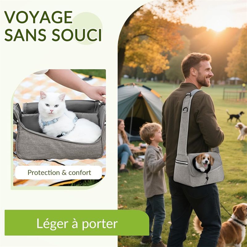 IntiMeg Sac à dos de transport pour chiens et chats