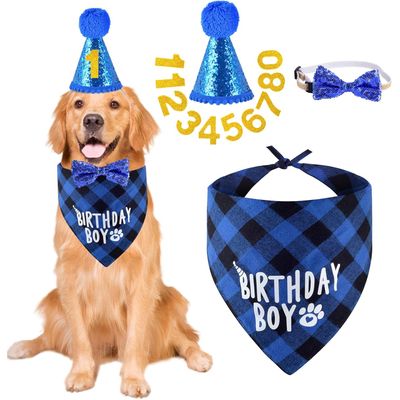 UAMLY Kit de fête d'anniversaire pour chien