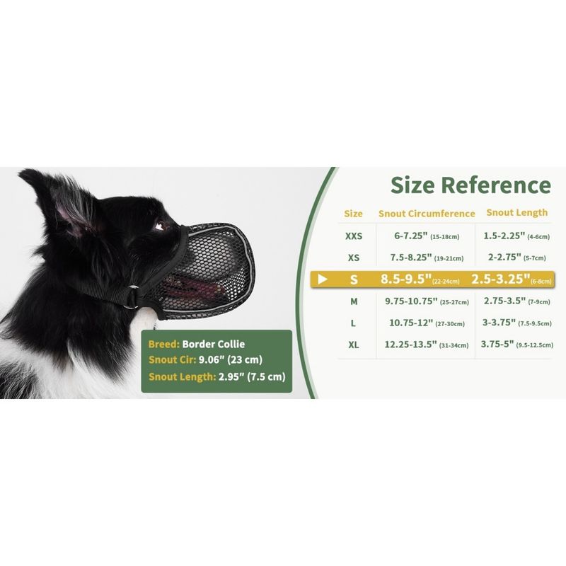 ZenPets SafeGuard Muselière Pour Chien