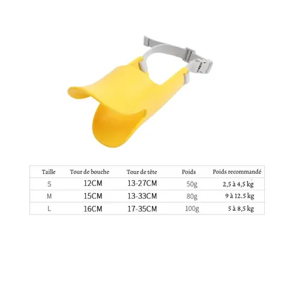 Petopia Muselière en silicone pour chien