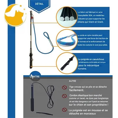 IntiMeg Canne à morsure pour chien
