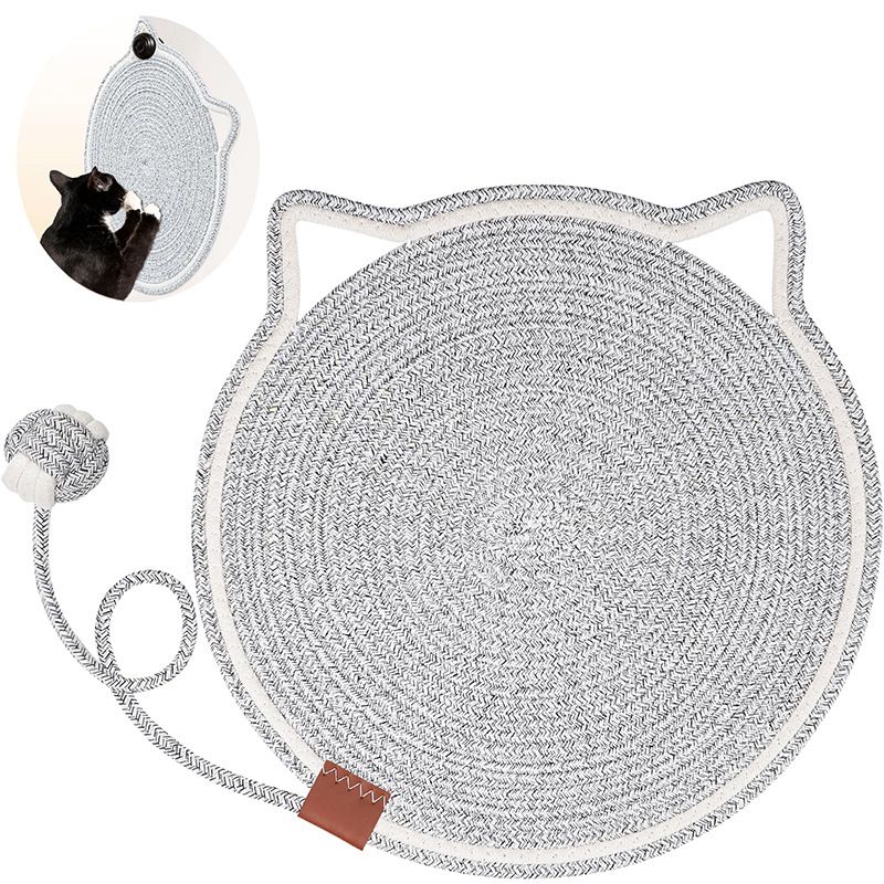 UAMLY Tapis à gratter pour chat, avec balle jouet