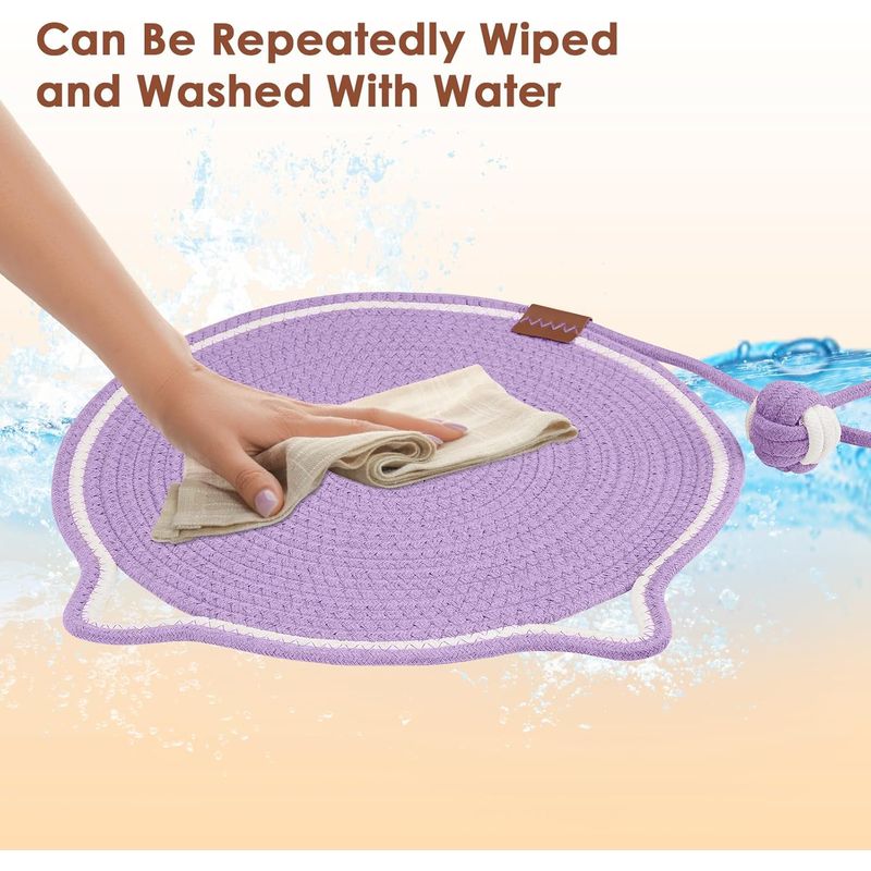 UAMLY Tapis à gratter pour chat, avec balle jouet